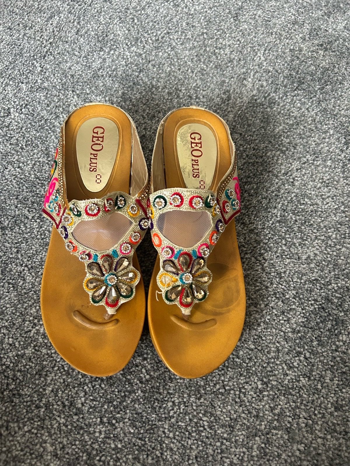 Colourful sandles