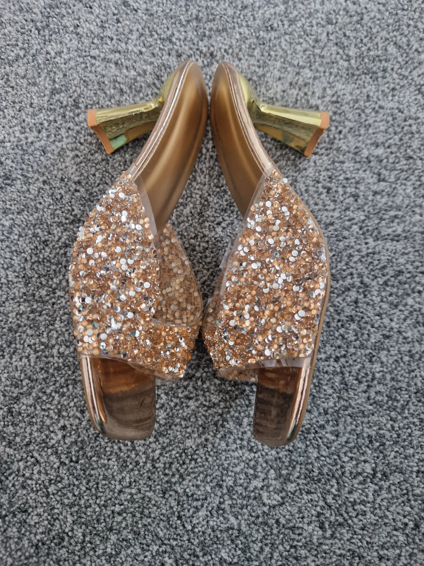 Ladies pretty partywear heels UK size 5 in great condition