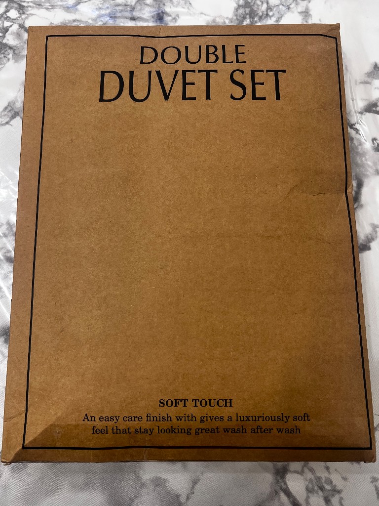 Pink double duvet set