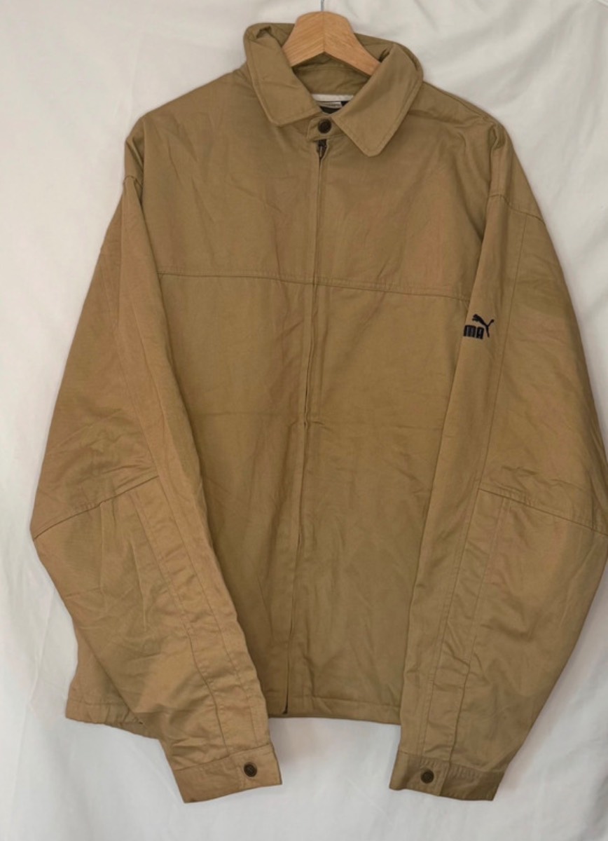 Vintage Puma Workwear Jacket Beige XL