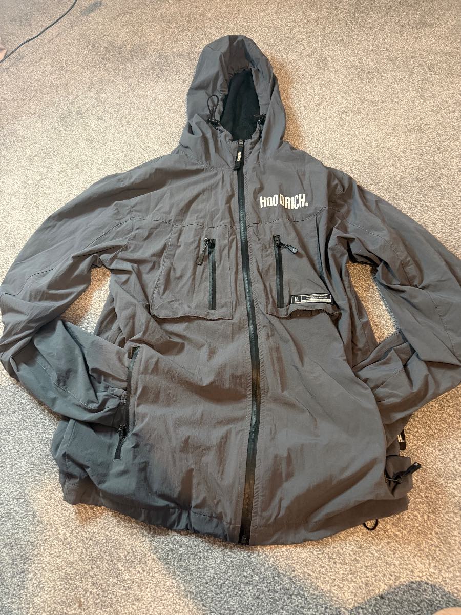 Hoodrich Grey Lightweight Hooded Jacket Size S