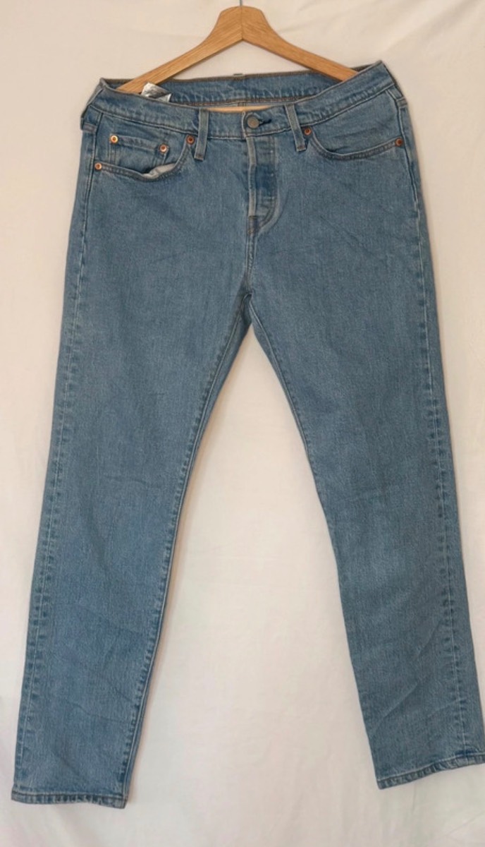 Levi's 501 Original Fit Jeans W28 L30 Blue Vintage Men's