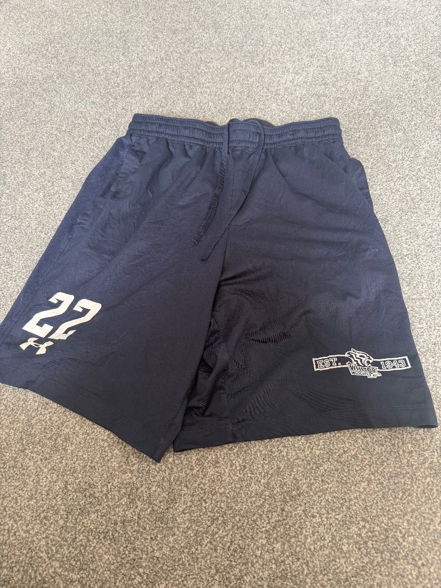 Under Armour HeatGear Training Shorts Navy Whitby Wildcats Men’s Medium