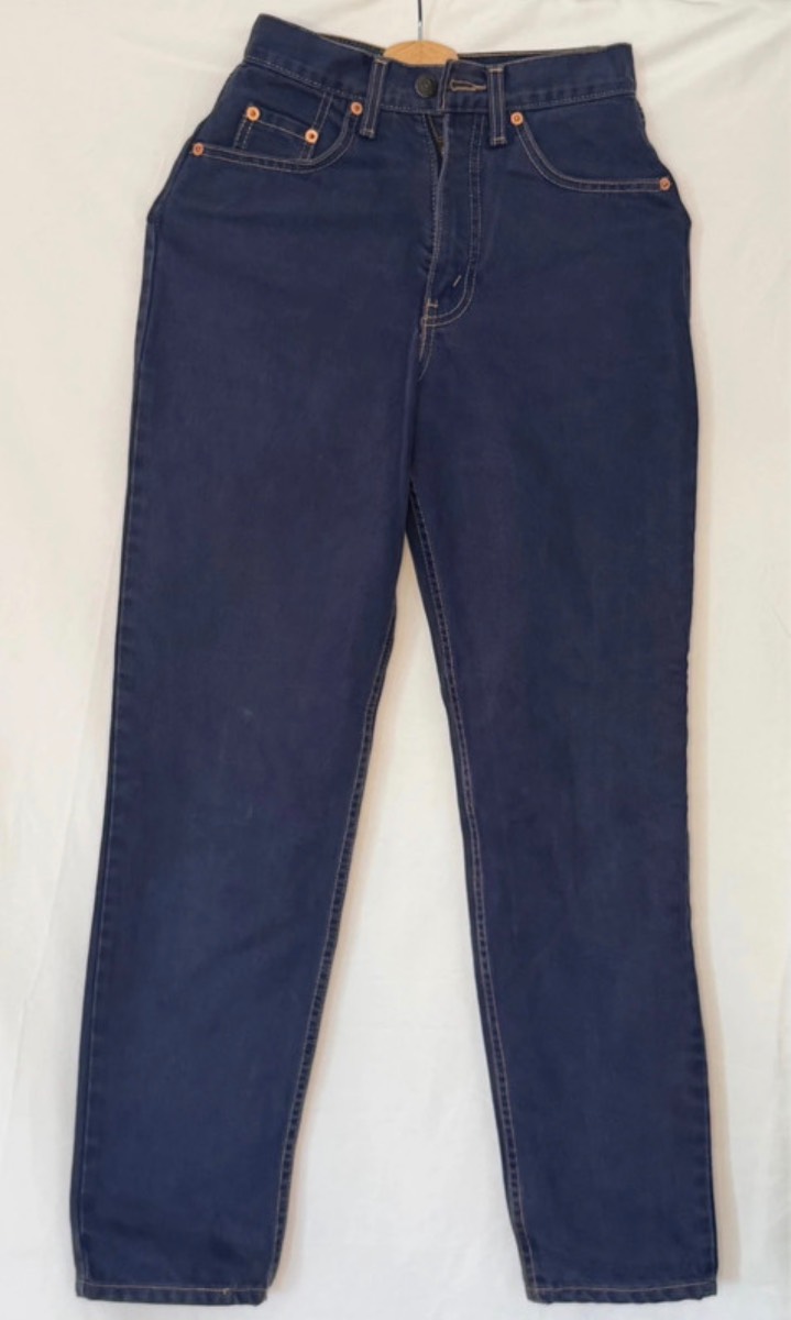 Levi's 881 Straight Fit Jeans W27 L30 Dark Blue Denim