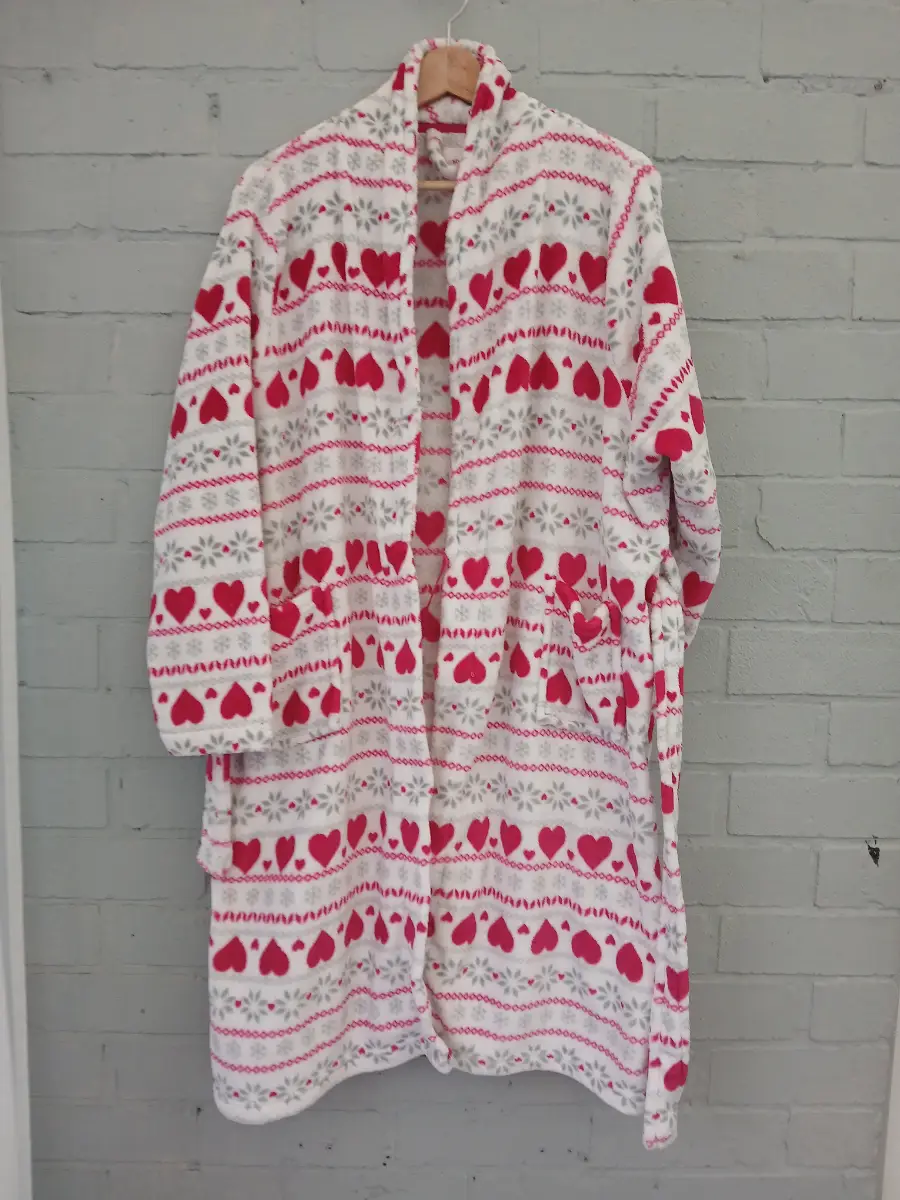 Fleece dressing gown XL