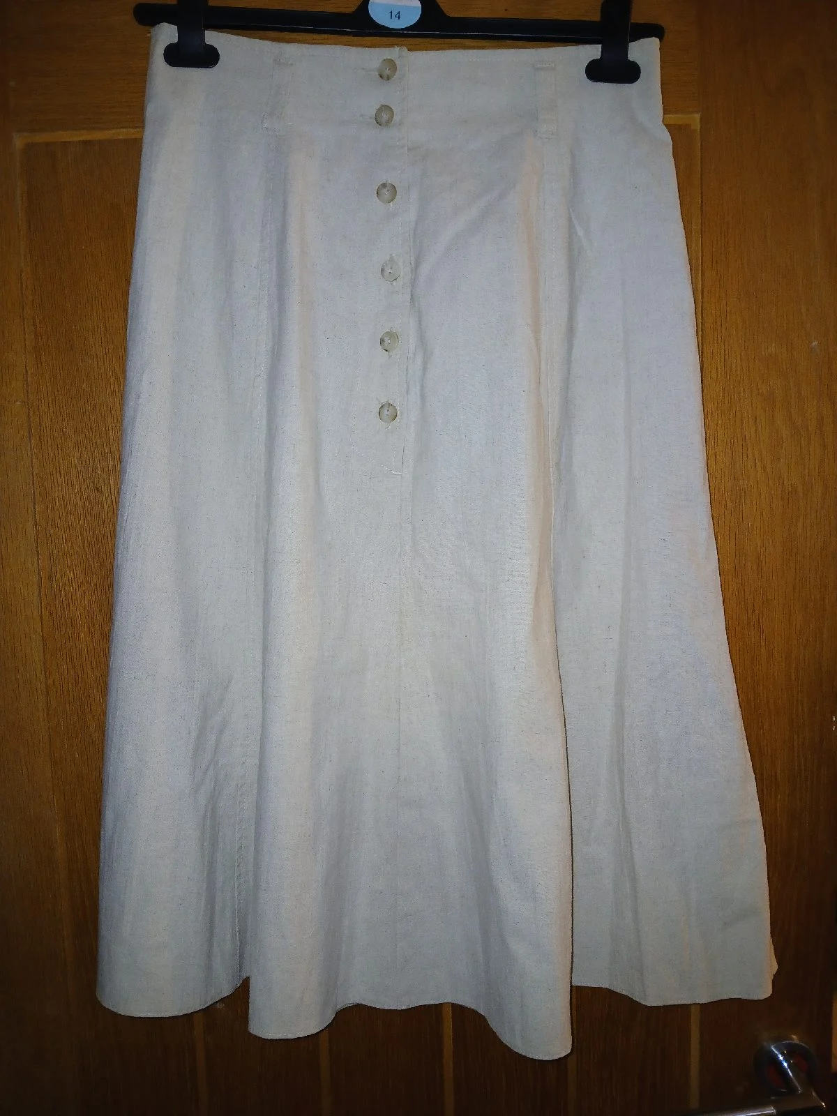 St Michael vintage beige skirt size 16 ( fits a 12)