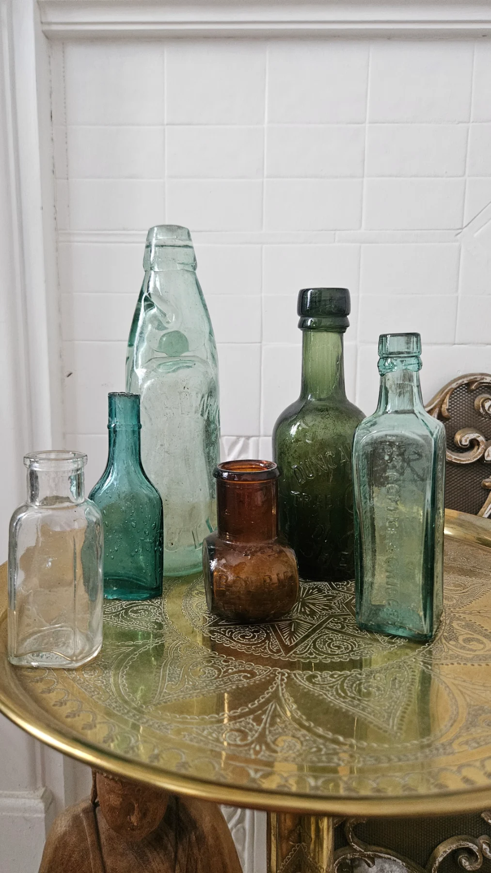 Antique collectable bottle bundle see details