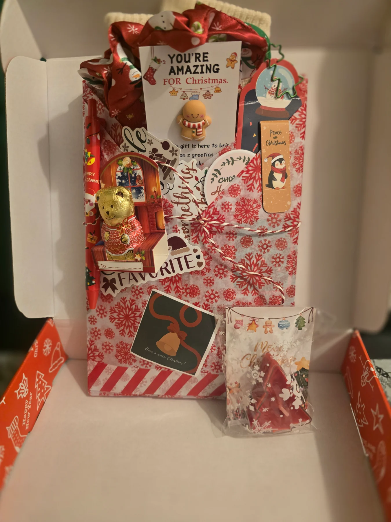 Christmas book surprise