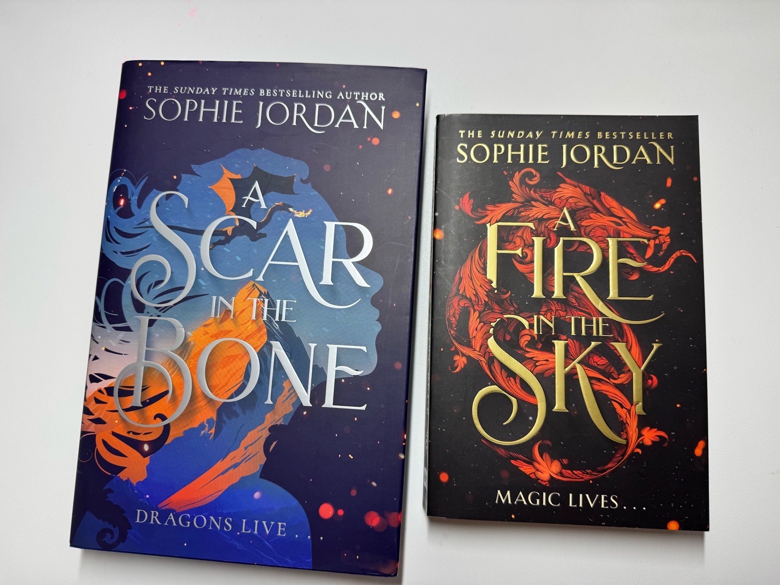 Sophie Jordan books sprayed edge