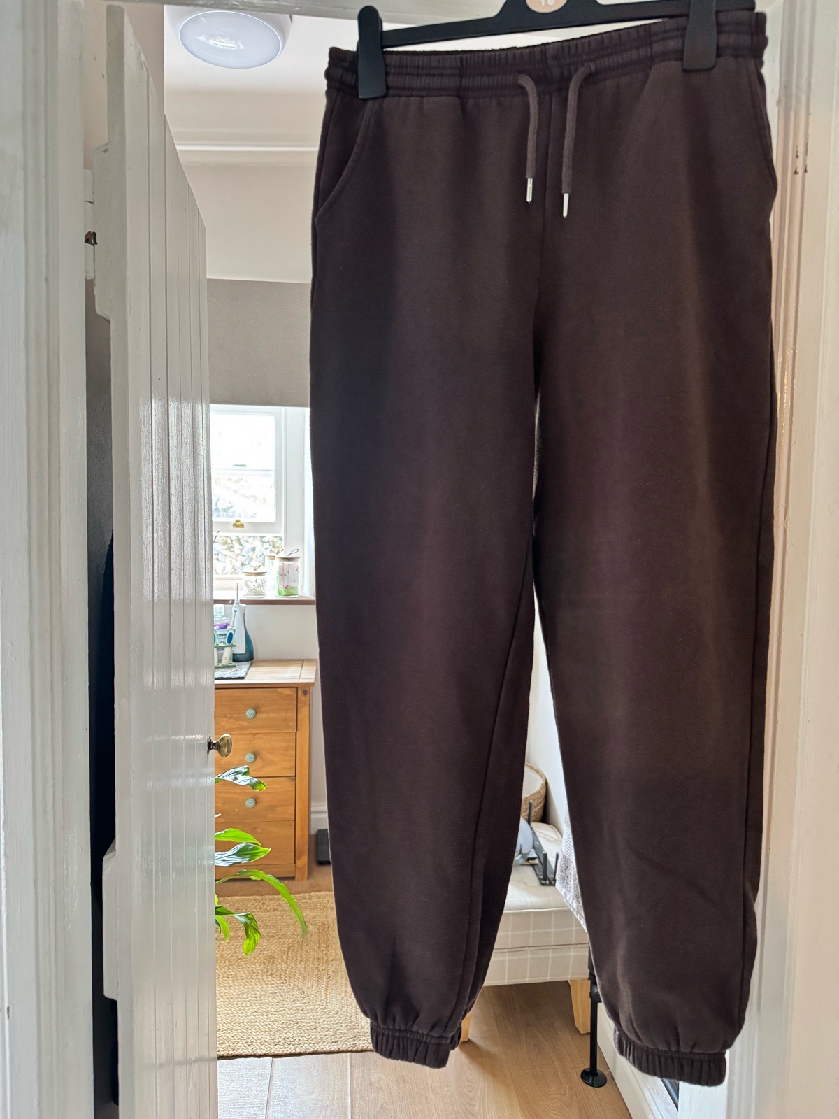 Brown cuff joggers