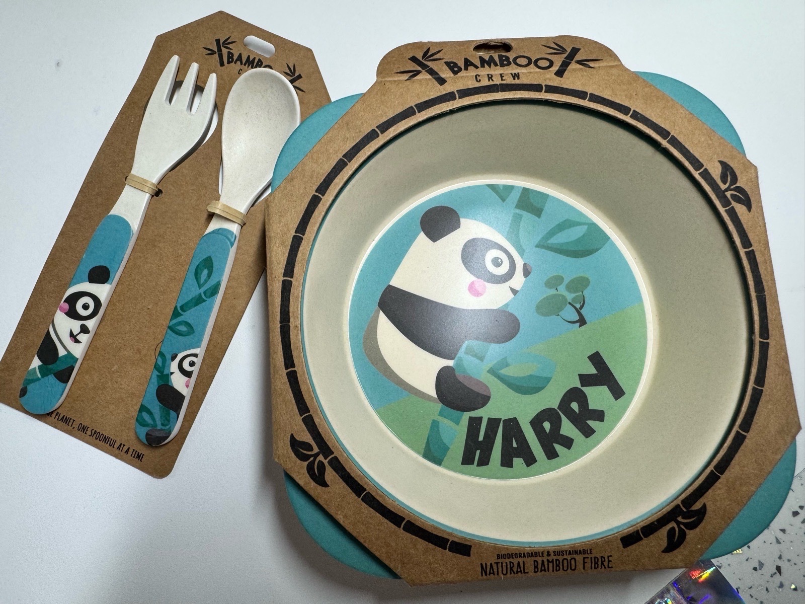 Harry baby bowl and cutlery