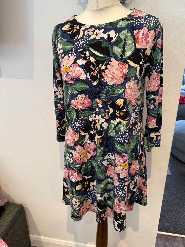 Women’s/ladies 3/4 sleeve long floral top