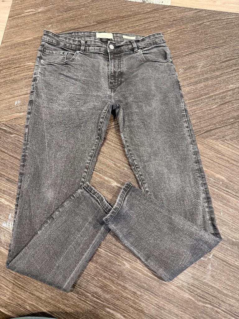Women’s/ladies black washout skinny jeans