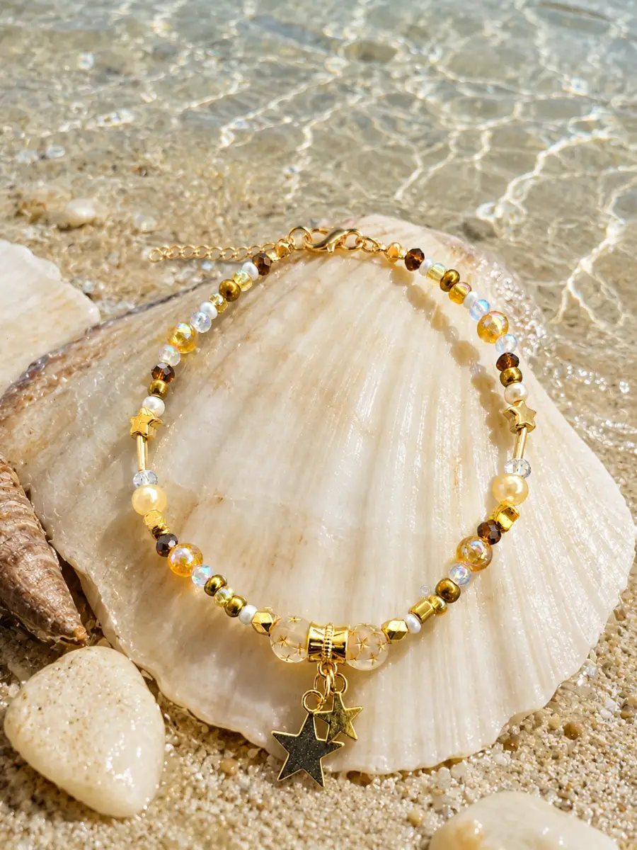 Celestial Beaded Bracelet