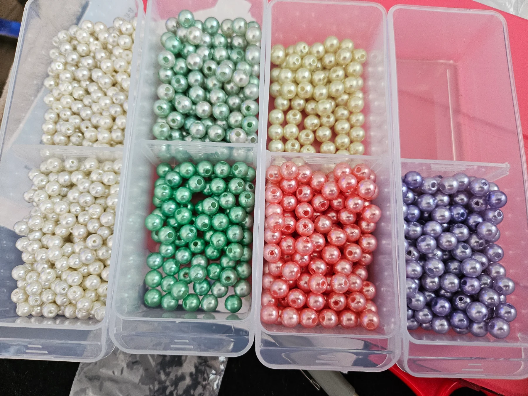 Mixed bundle beads