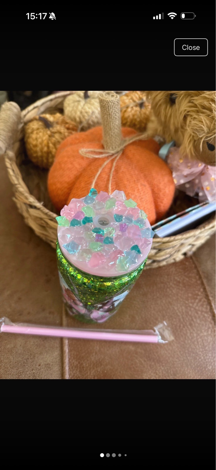 🟢 Wicked Glitter Acrylic Cup