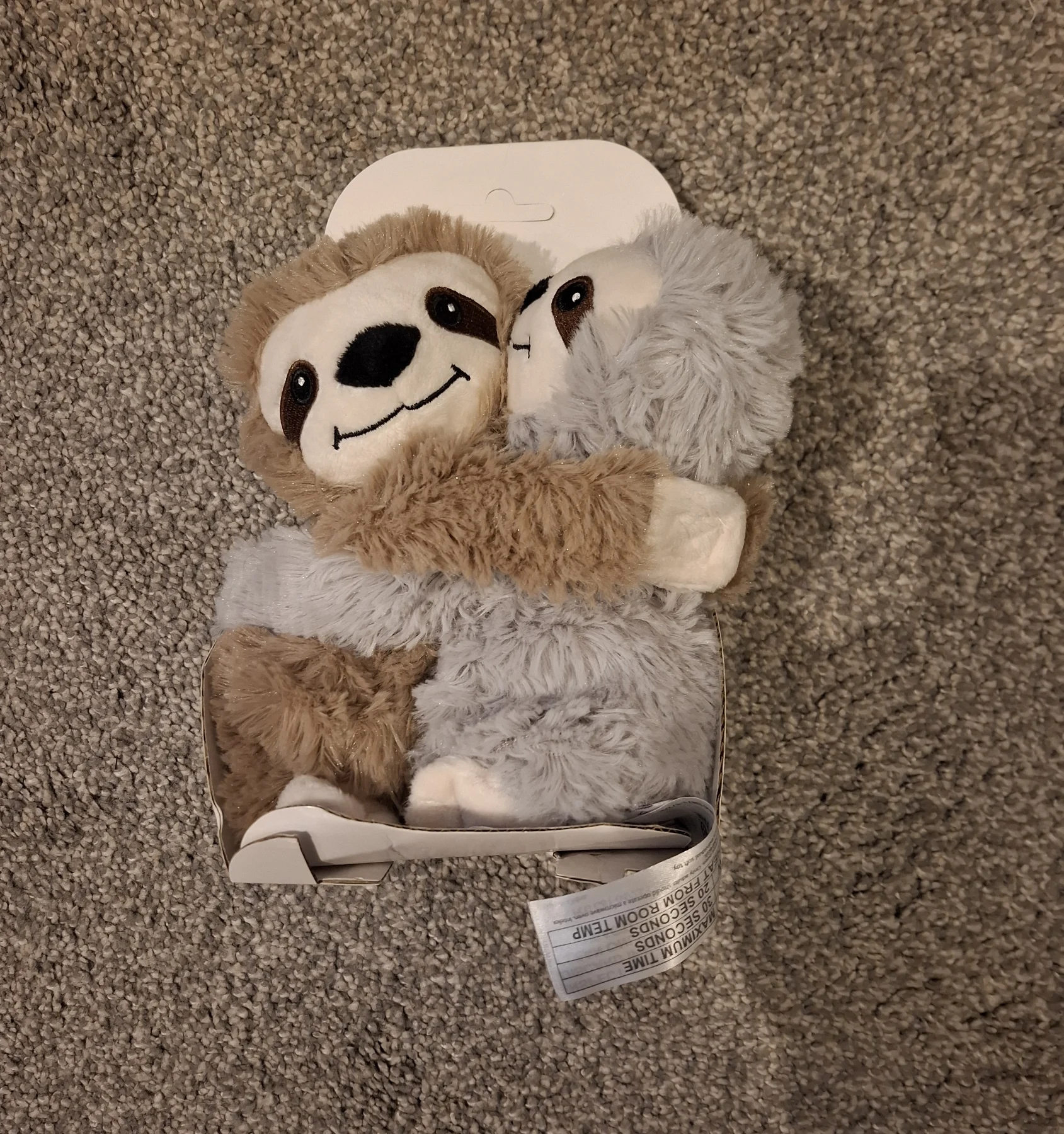 Warmies microwavable snuggle sloths BNIB