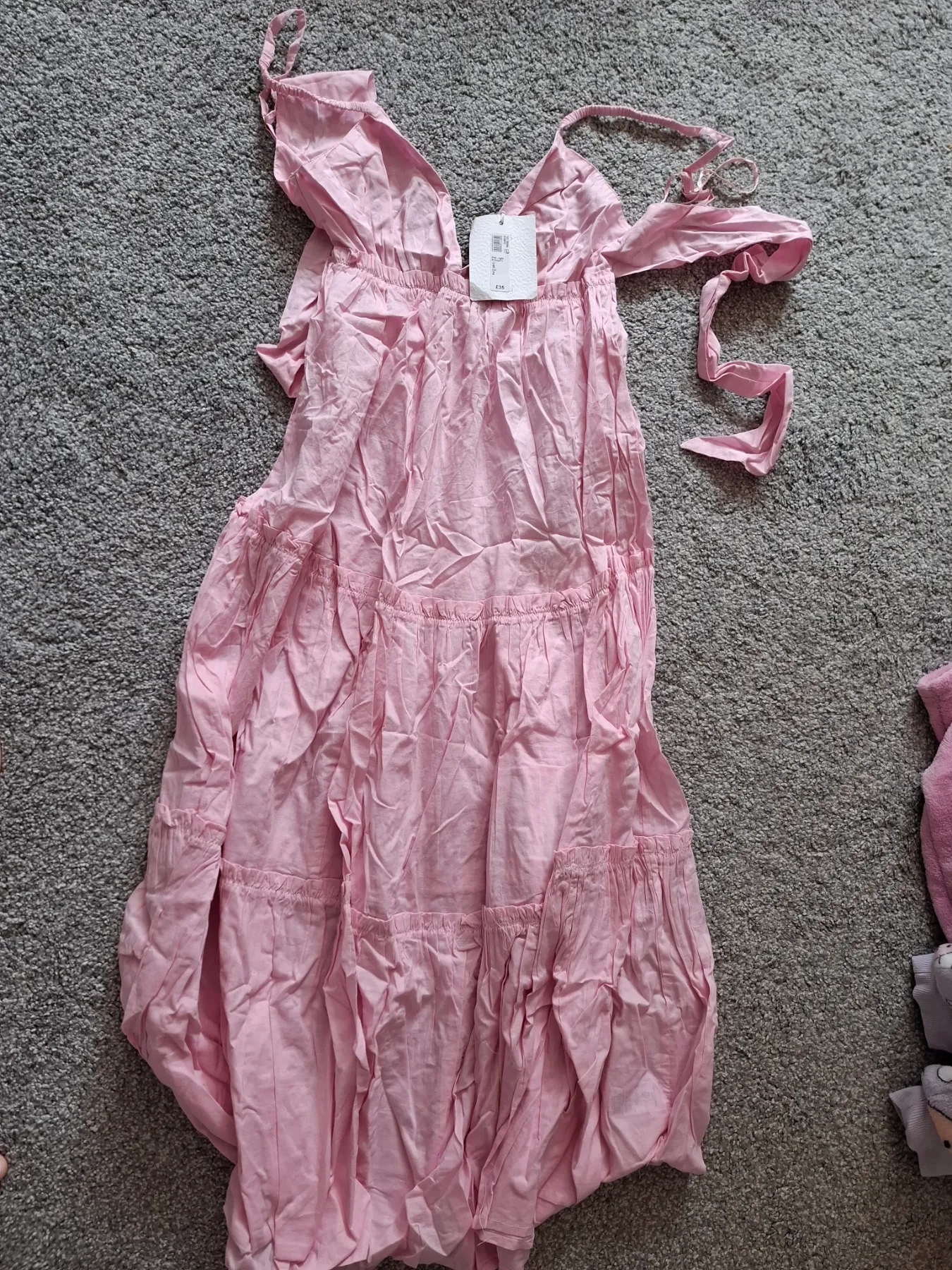 Size S River Island pink dress BNWT