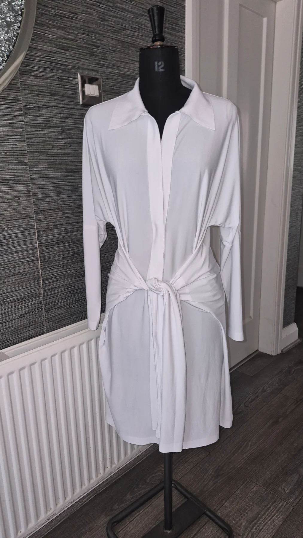 Norma Kamali white dress 12/14 RRP £195