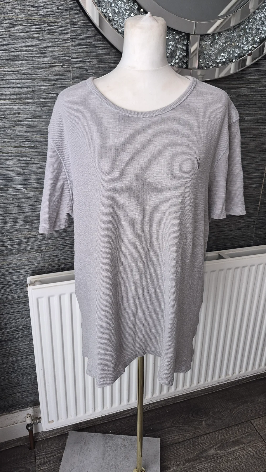 AllSaints Muse grey t shirt 48" XXL