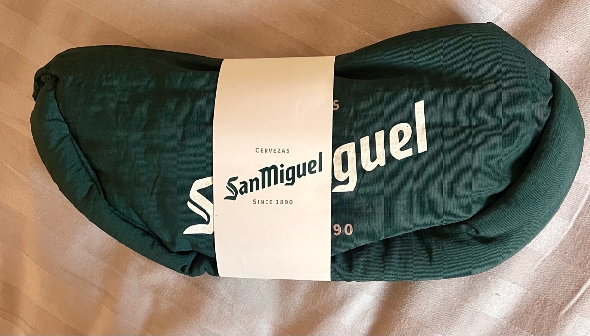 San Miguel green shoulder bag new
