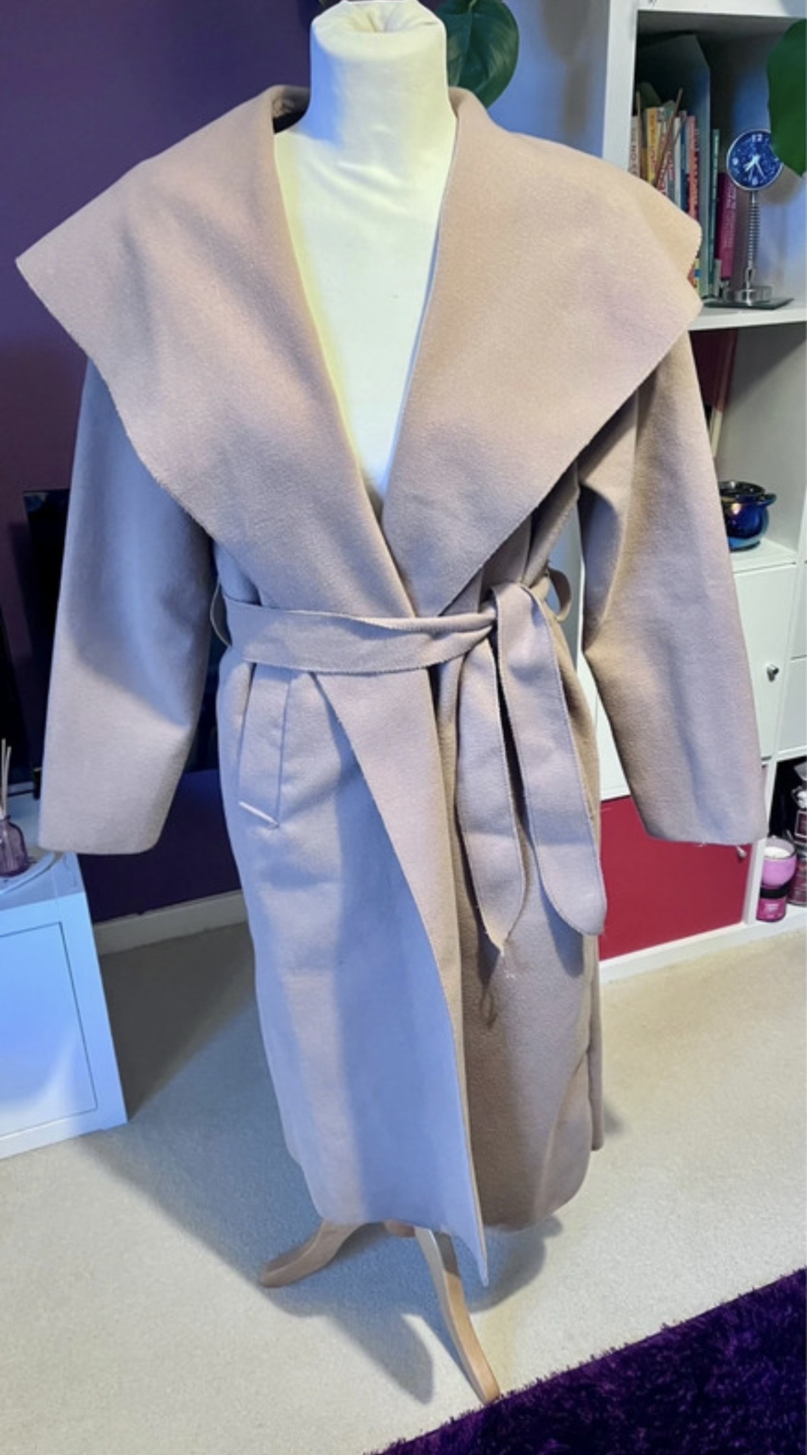 Lottie & Moll wrap over coat size M/L