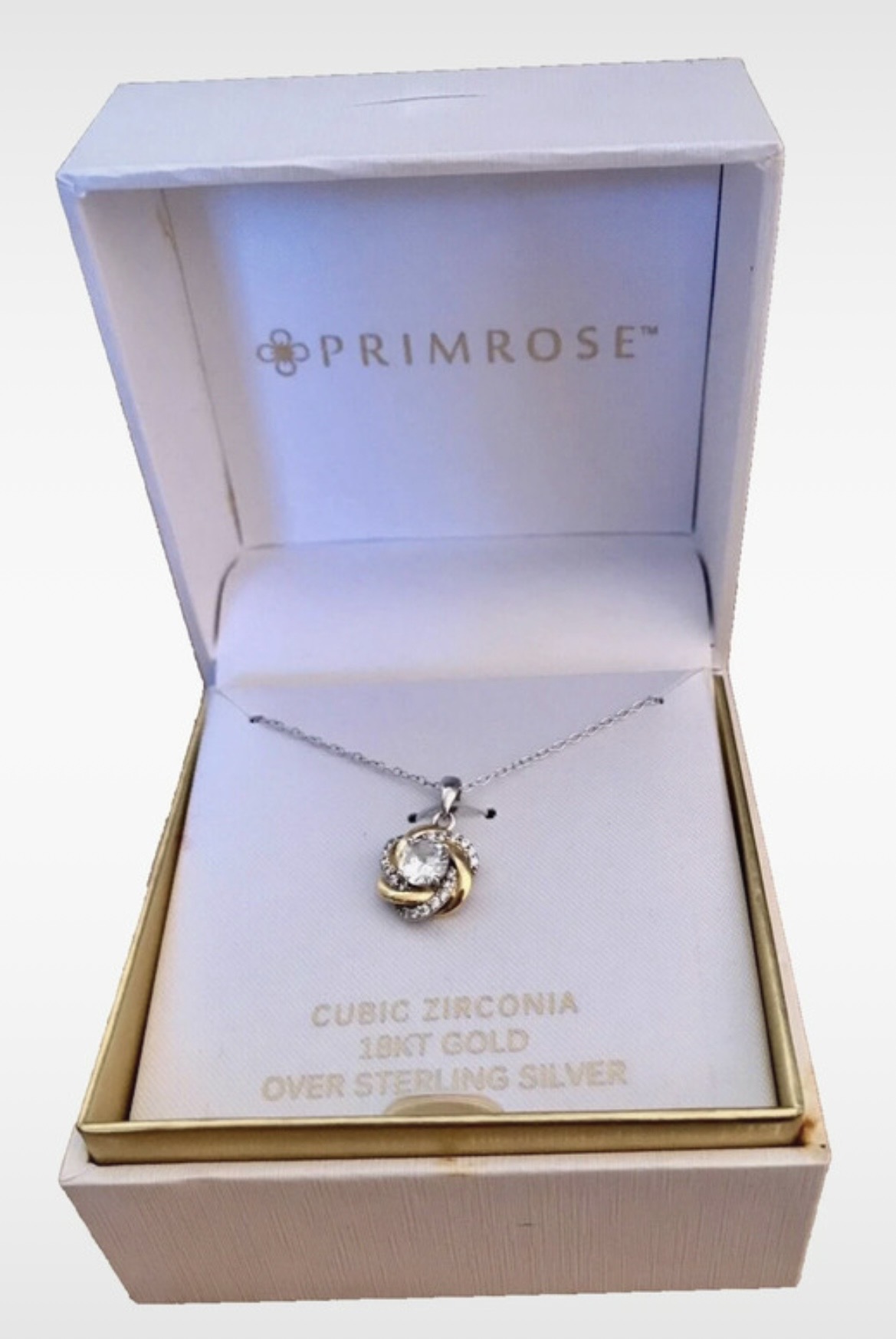 Primrose necklace boxed new
