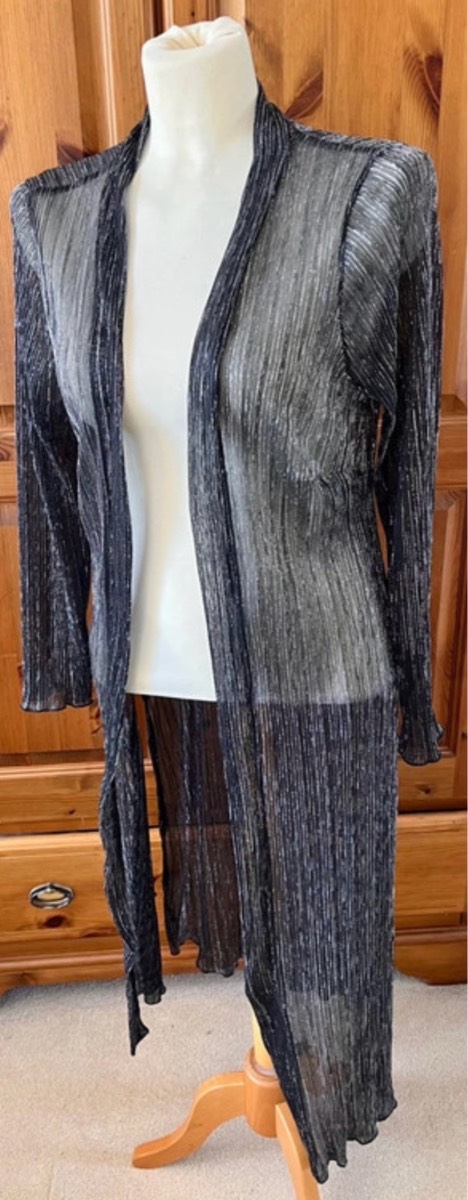 Roman long sleeved full length sparkly evening cover up size 16 NWOT