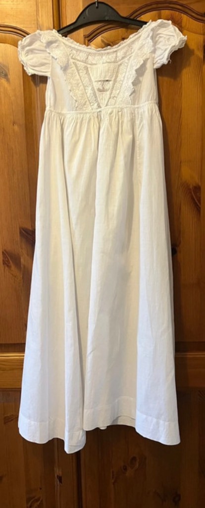 Antique Victorian white christening gown