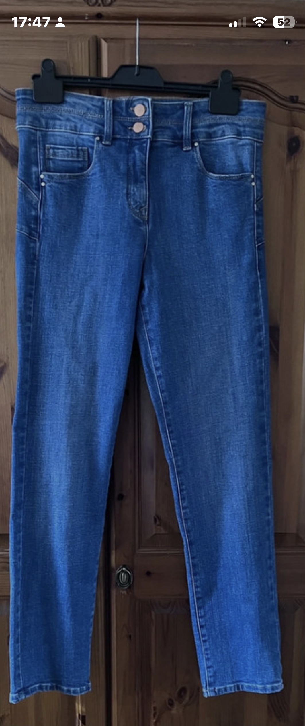 Next blue denim Lift, Slim & Shape jeans size 12R