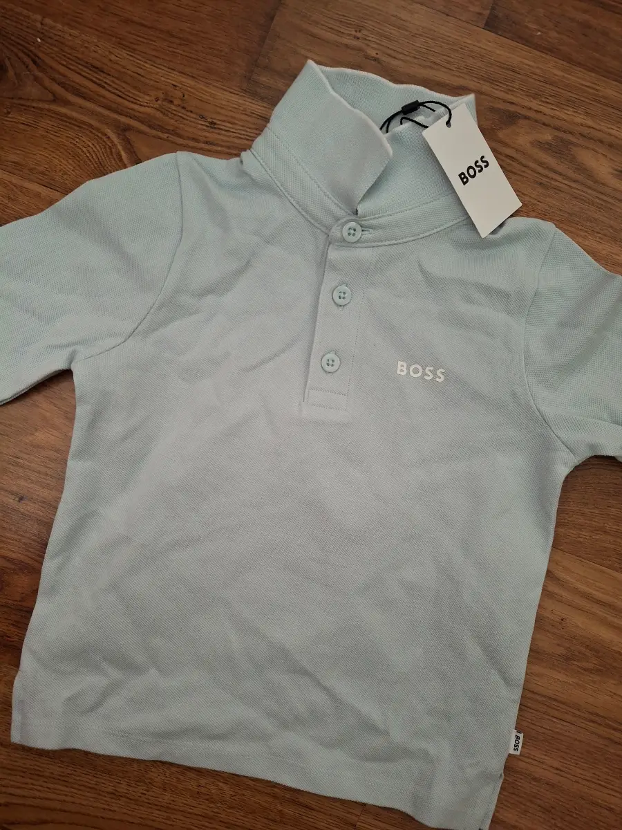 BOSS Boys long sleeve polo shirt