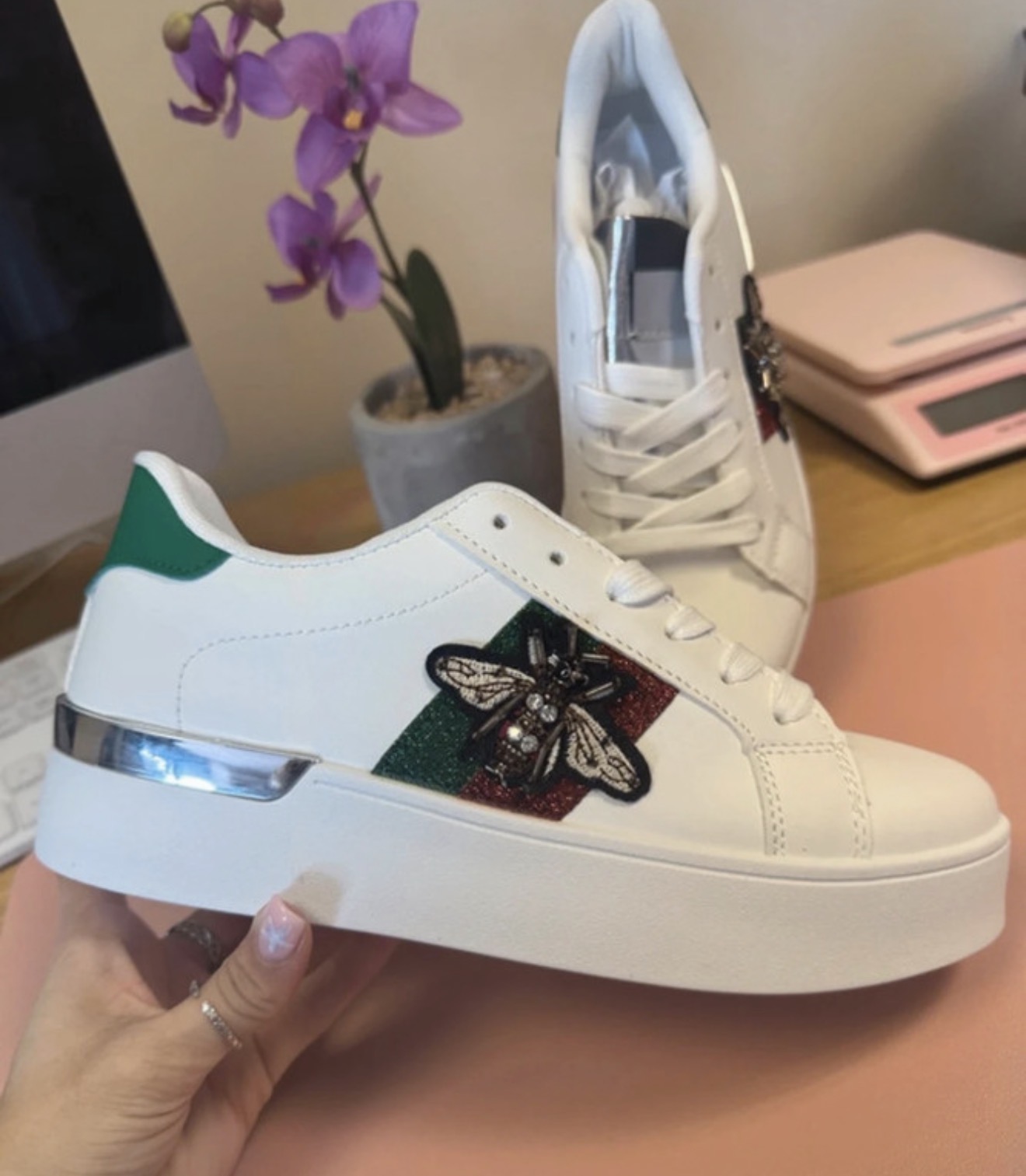 White Bee Trainers