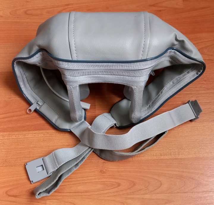 Neck and shoulder massager with heat.