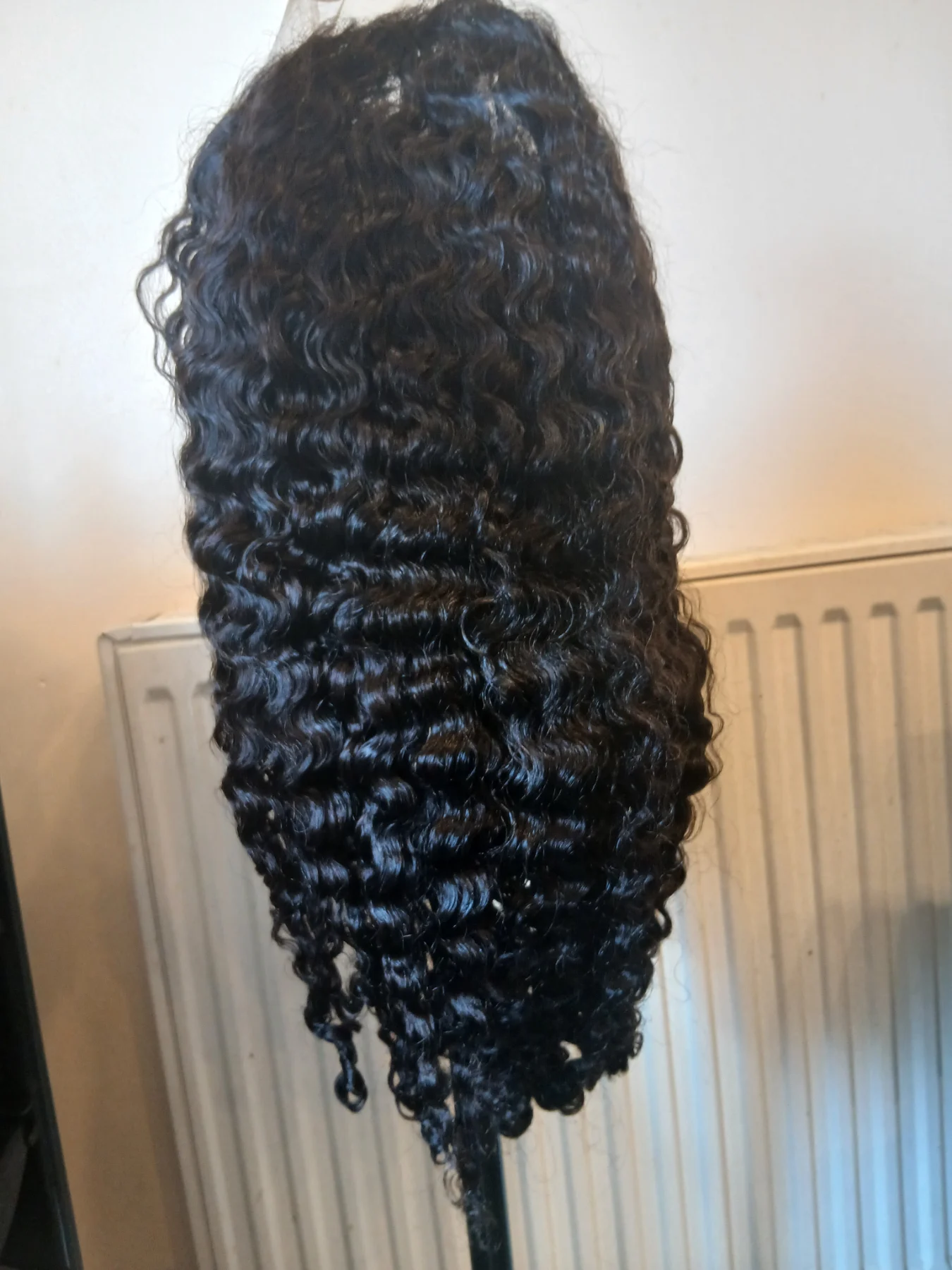 Burmese curly 100% human hair HD lace 20 inch
