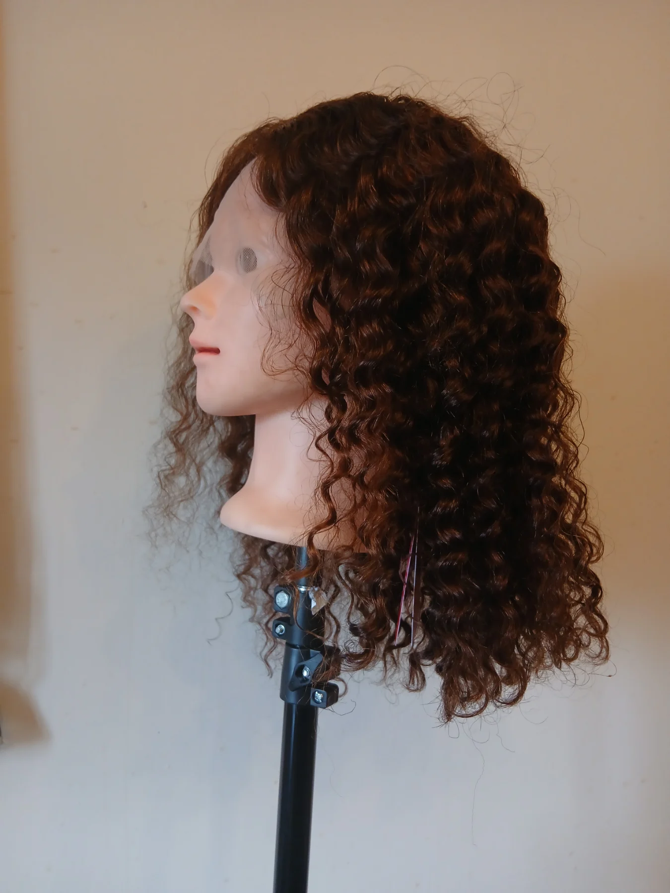 Deep water wave curly human hair unit