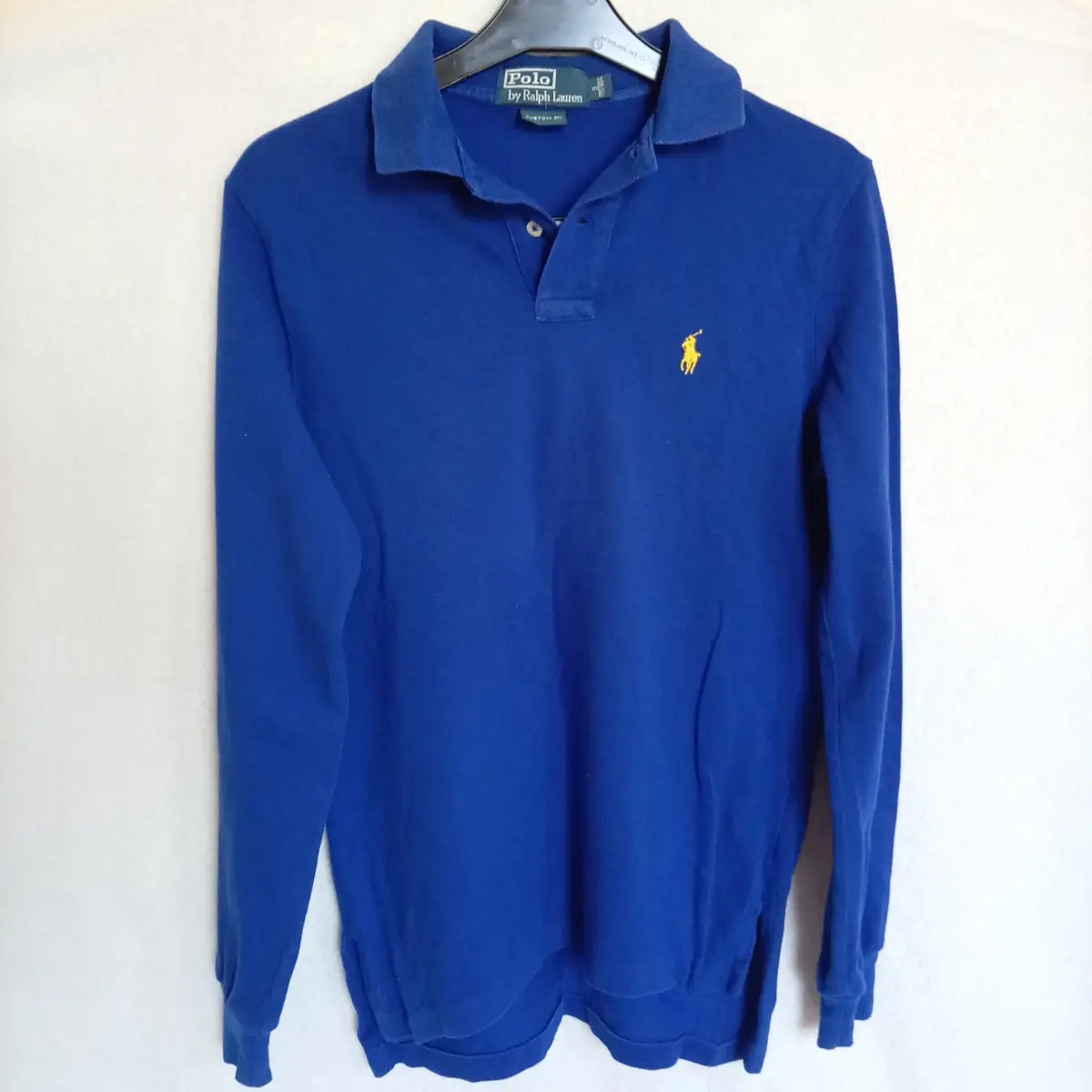 Polo Ralph Lauren Men's Blue Long Sleeve Polo Shirt – Size S – Excellent Condition
