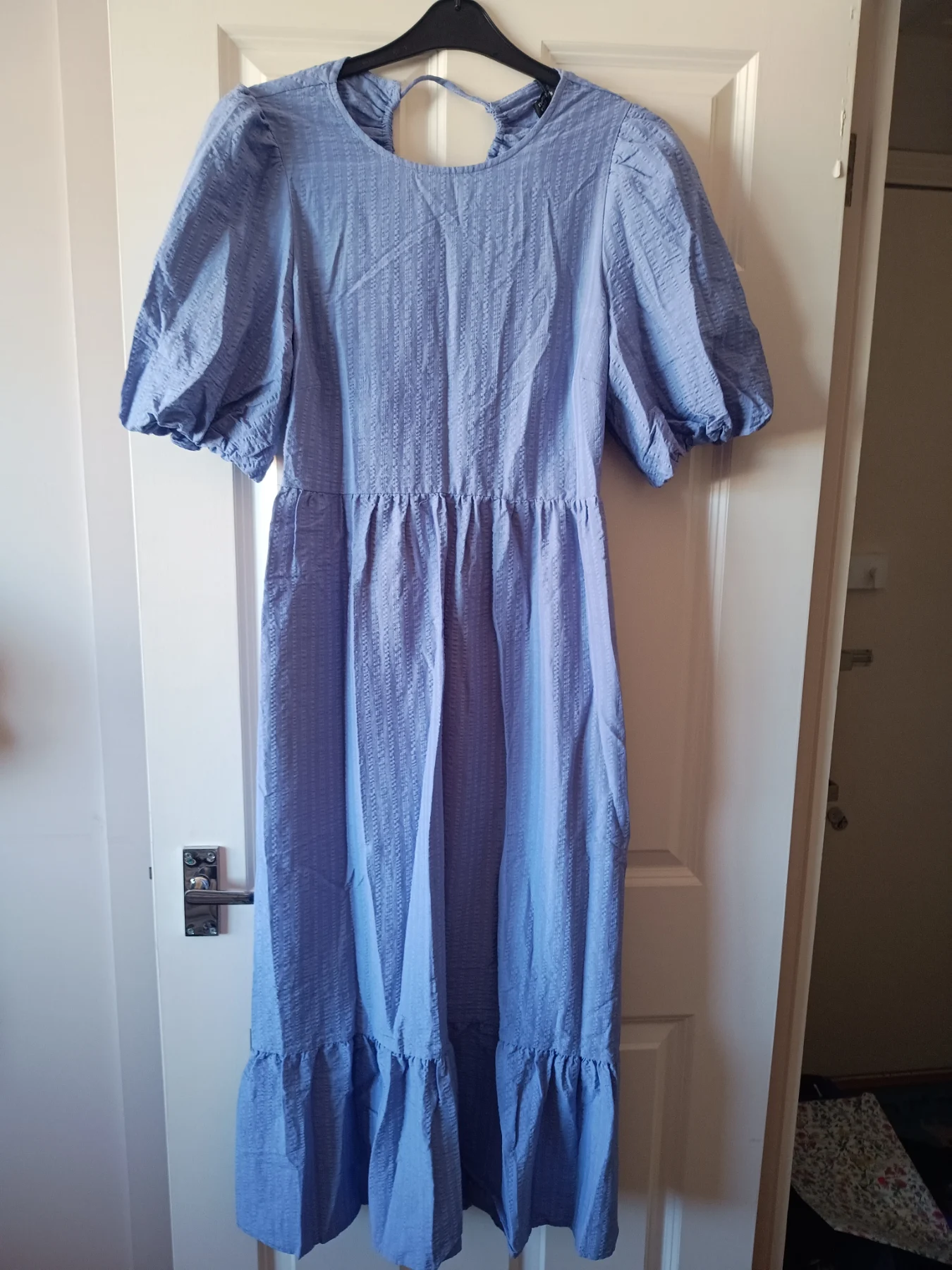 Nobody's child X fearn cotton purple/blue summer dress size 12 BNWT new with tags