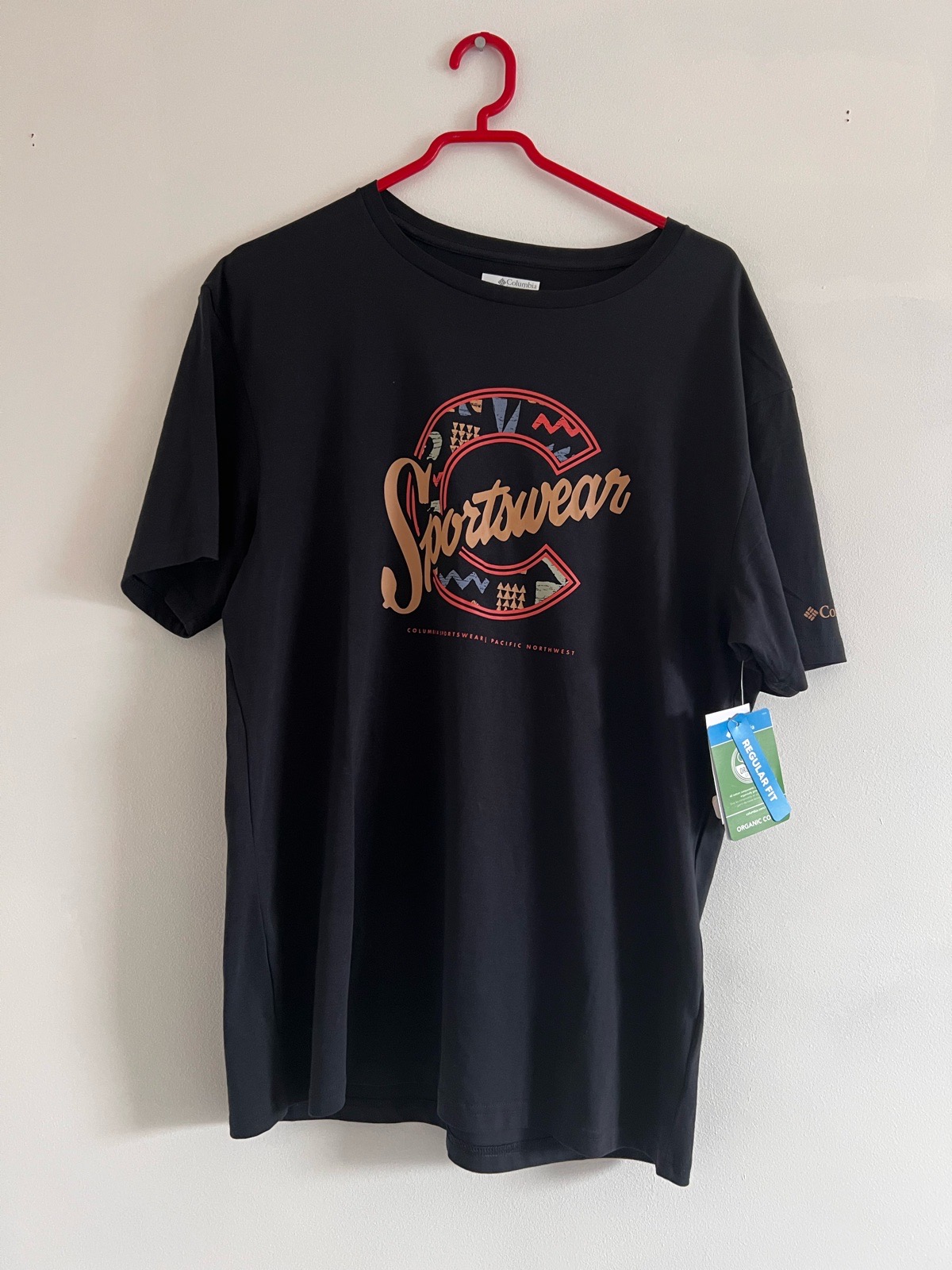 Columbia Sportswear Black Cotton T shirt