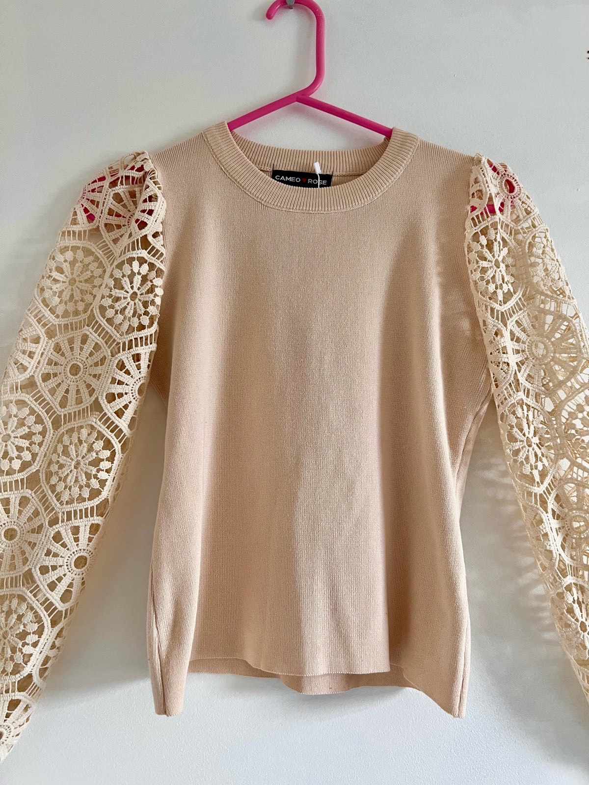 Vintage Cameo Rose Jumper