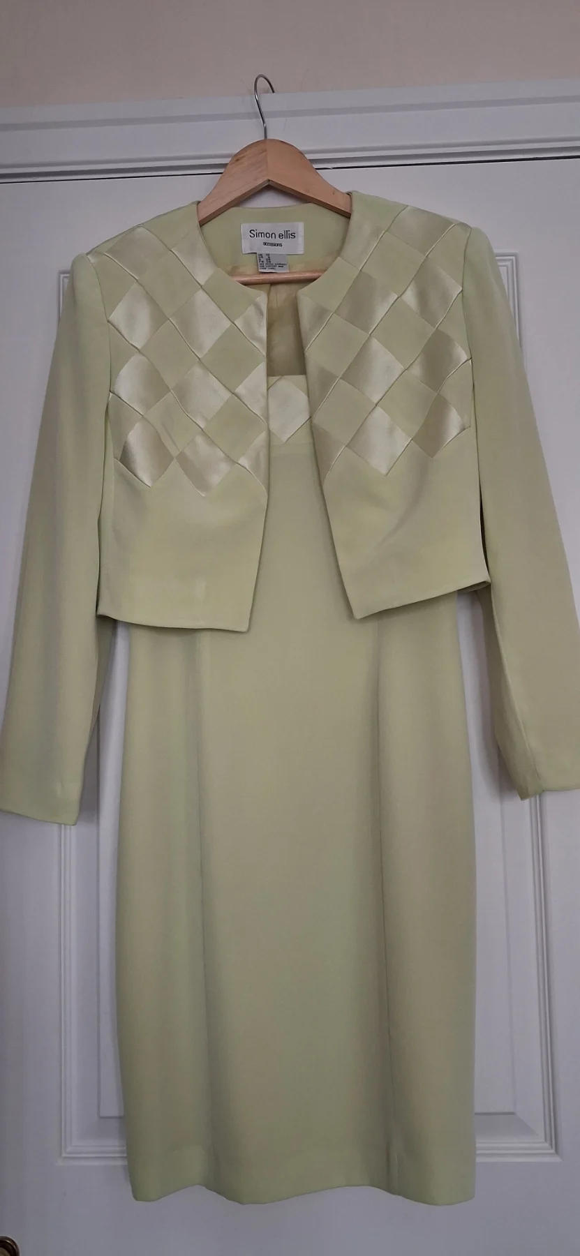 Simon Ellis Mint/Apple Green Occasion Dress Suit size S