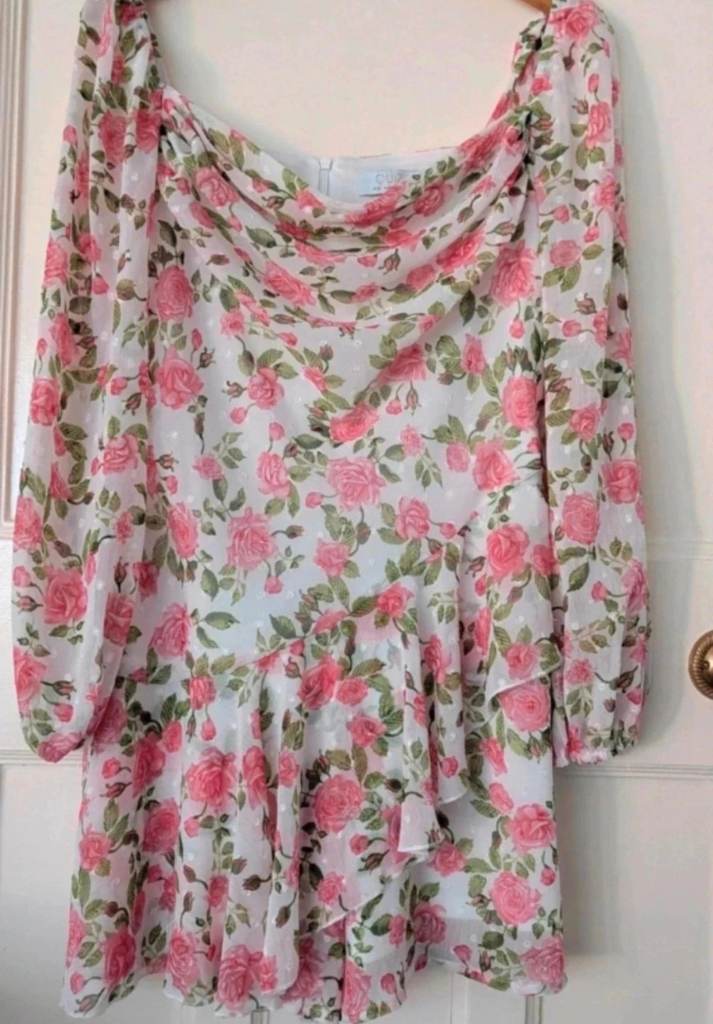 Short Lined Floral Dress 12