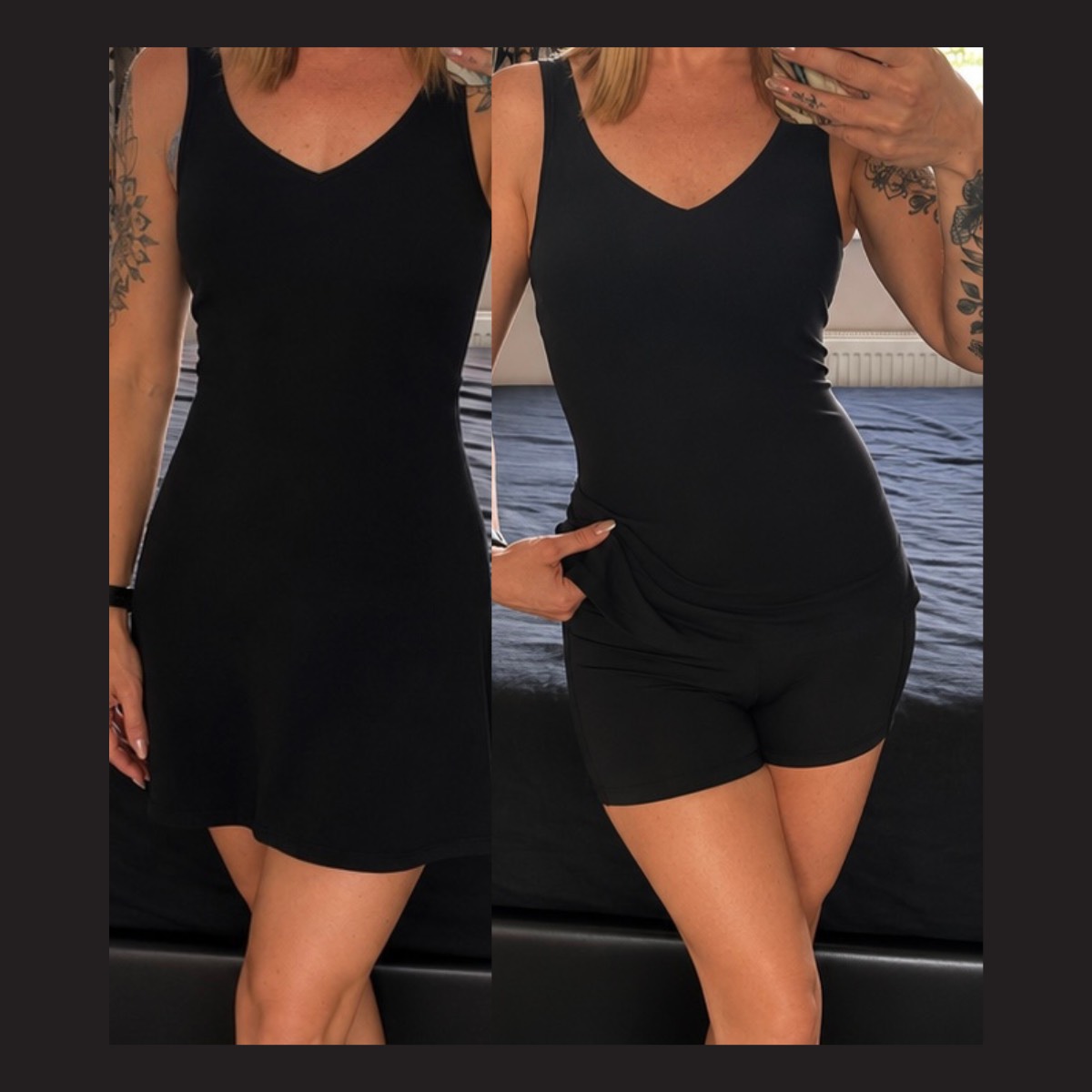 Lululemon align sports dress will fit uk 8 built in shorts- new with tags - gym, yoga