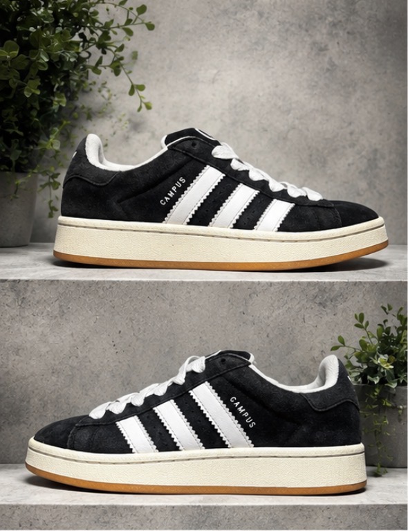 Women’s Black Adidas Campus Trainer - 4.5uk