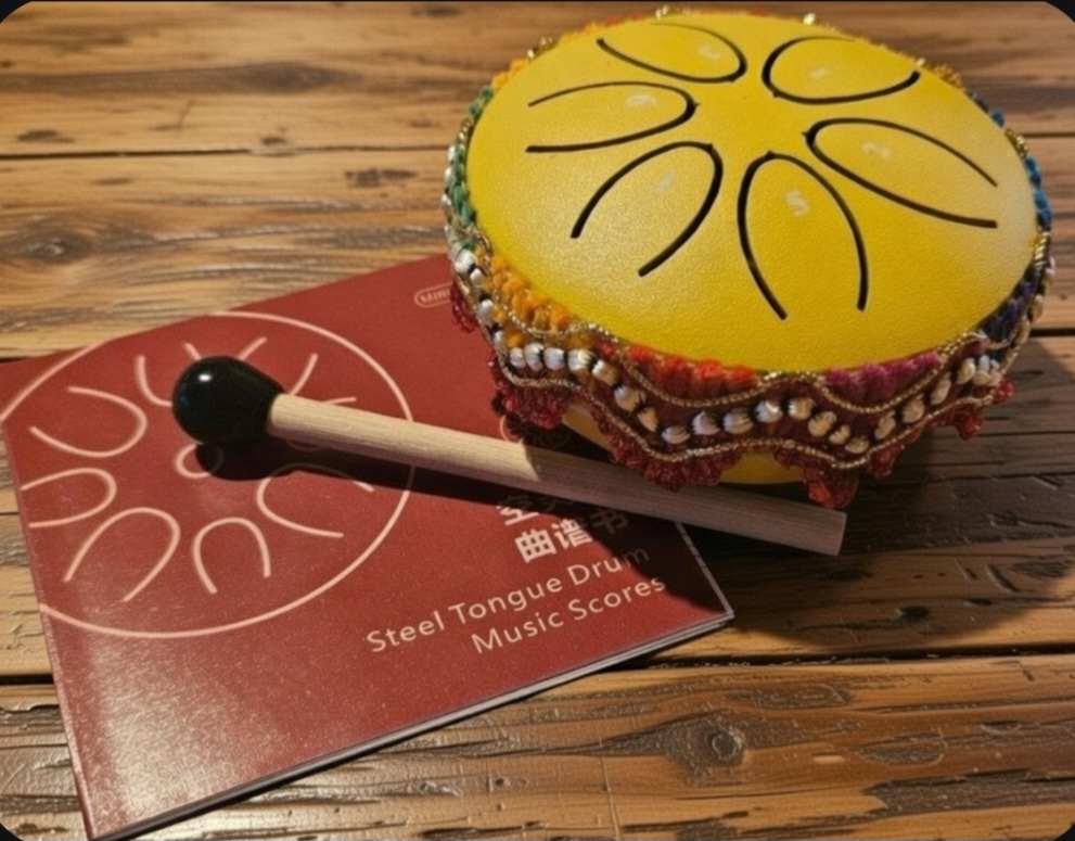 Tibetan Rain / Tongue Drum with Accessories