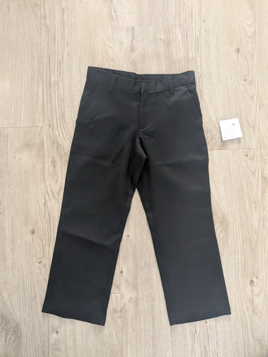 George Boys School Uniform Black Trousers 4-5Y Stain