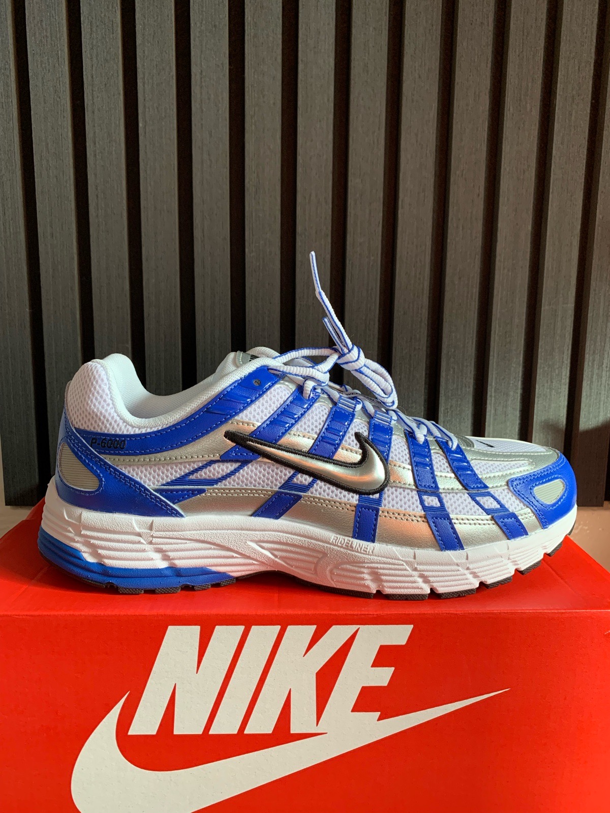 Nike P6-000 Blue & Silver