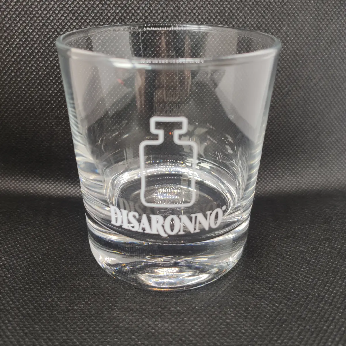 Disaronno Official Branded Small Drinking Glass Heavy Weighted Bottom Merch Collectable VGC