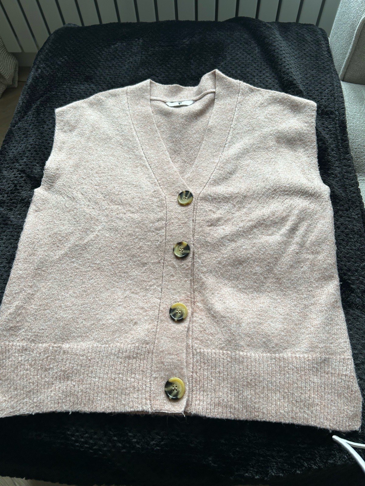 Oversized knitted waistcoat size 12