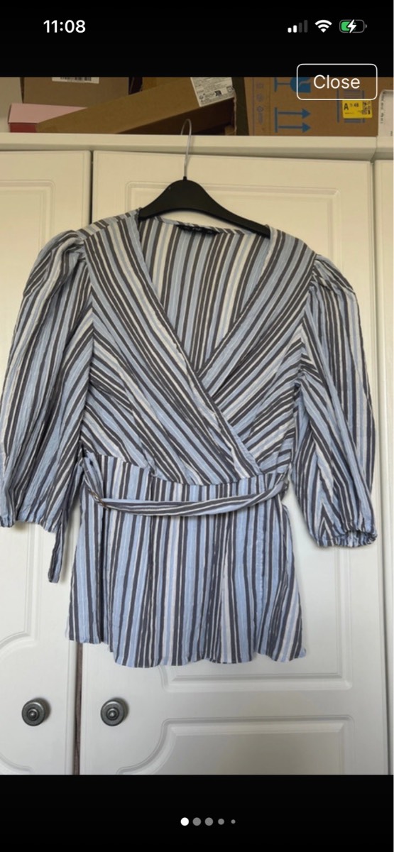 Cotton mix blouse size 14