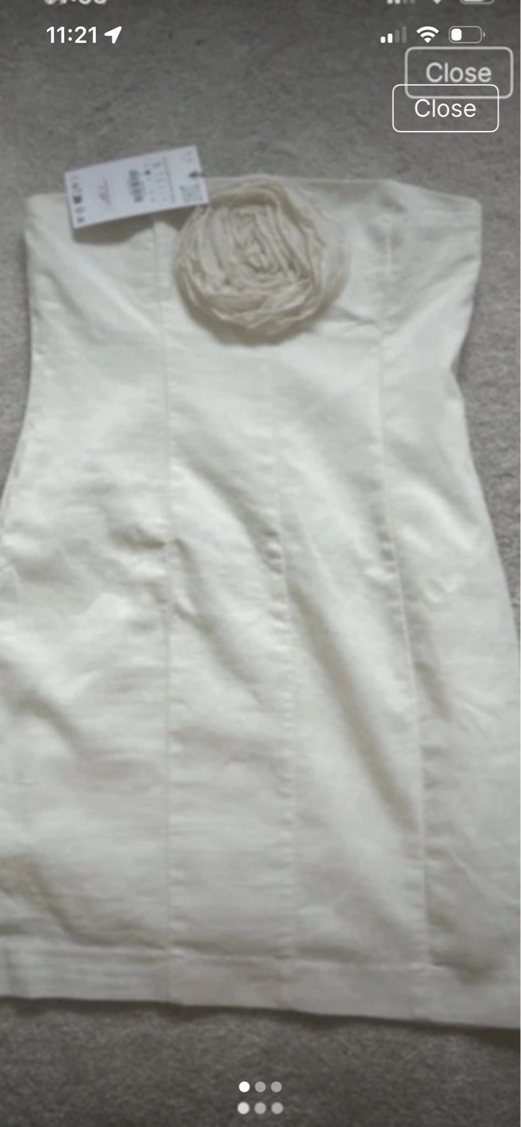 Zara fitted mini dress size S